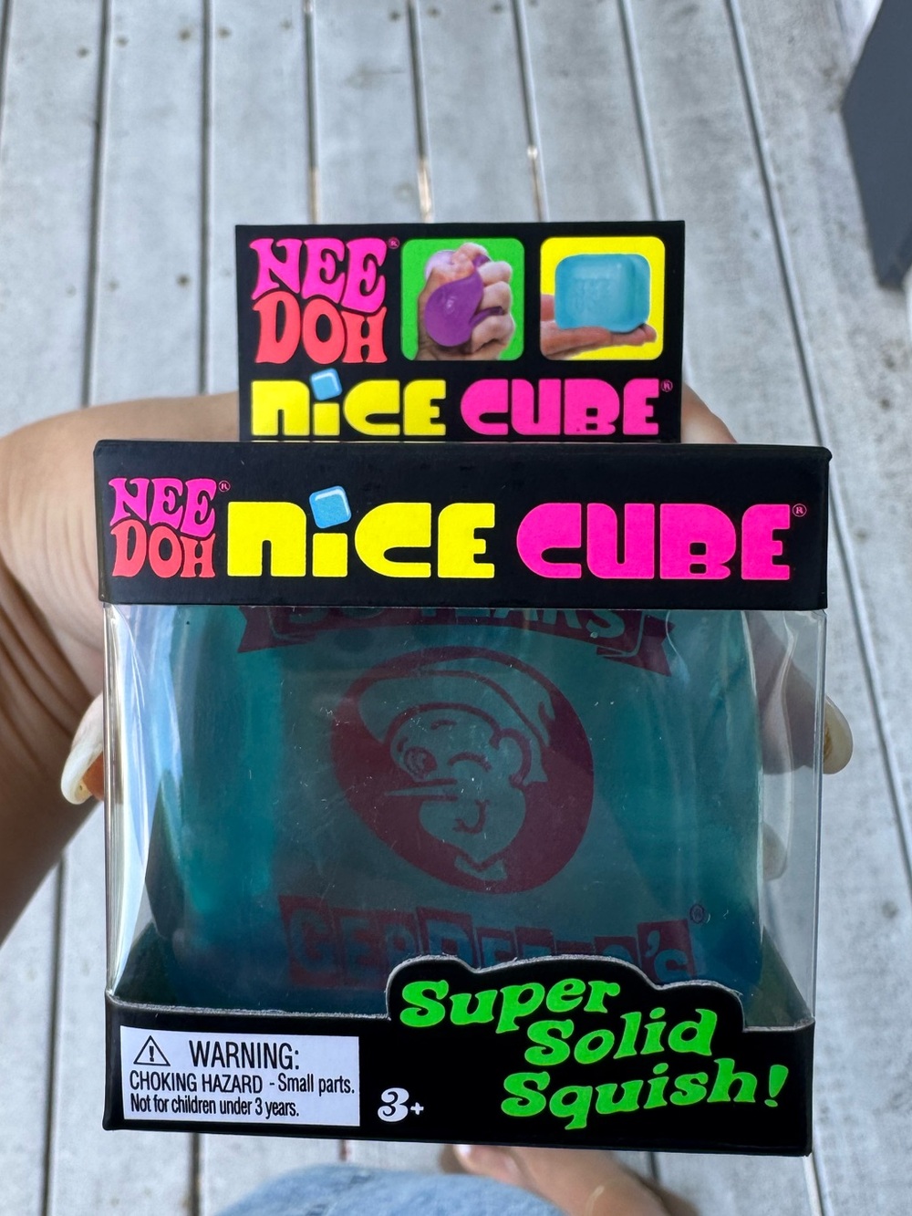 Nee doh x Geppetto’s 50th anniversary collaboration nice cube.